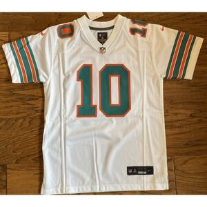 Nike Tyreek Hill Miami Dolphins Jersey Youth Medium White NFL #10 NEW